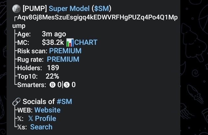 DevAlpha111's tweet photo. 4x rise from my call on $Sm
Tg frens eating good 
Ca;:

Aqv8Gj8MesSzuEsgigq4kEDWVRFHgPUZq4Po4Q1Mpump https://t.co/XkefnCwdXL