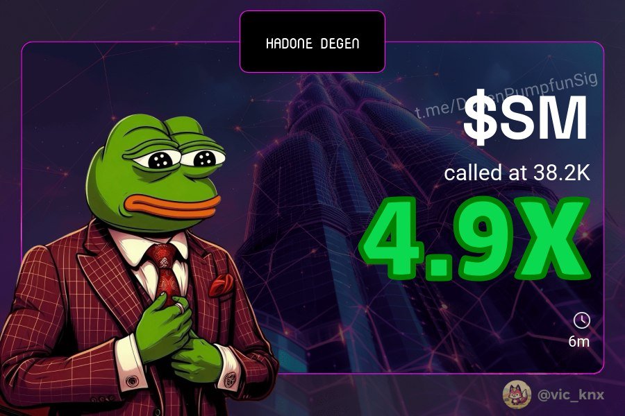 DevAlpha111's tweet photo. 4x rise from my call on $Sm
Tg frens eating good 
Ca;:

Aqv8Gj8MesSzuEsgigq4kEDWVRFHgPUZq4Po4Q1Mpump https://t.co/XkefnCwdXL