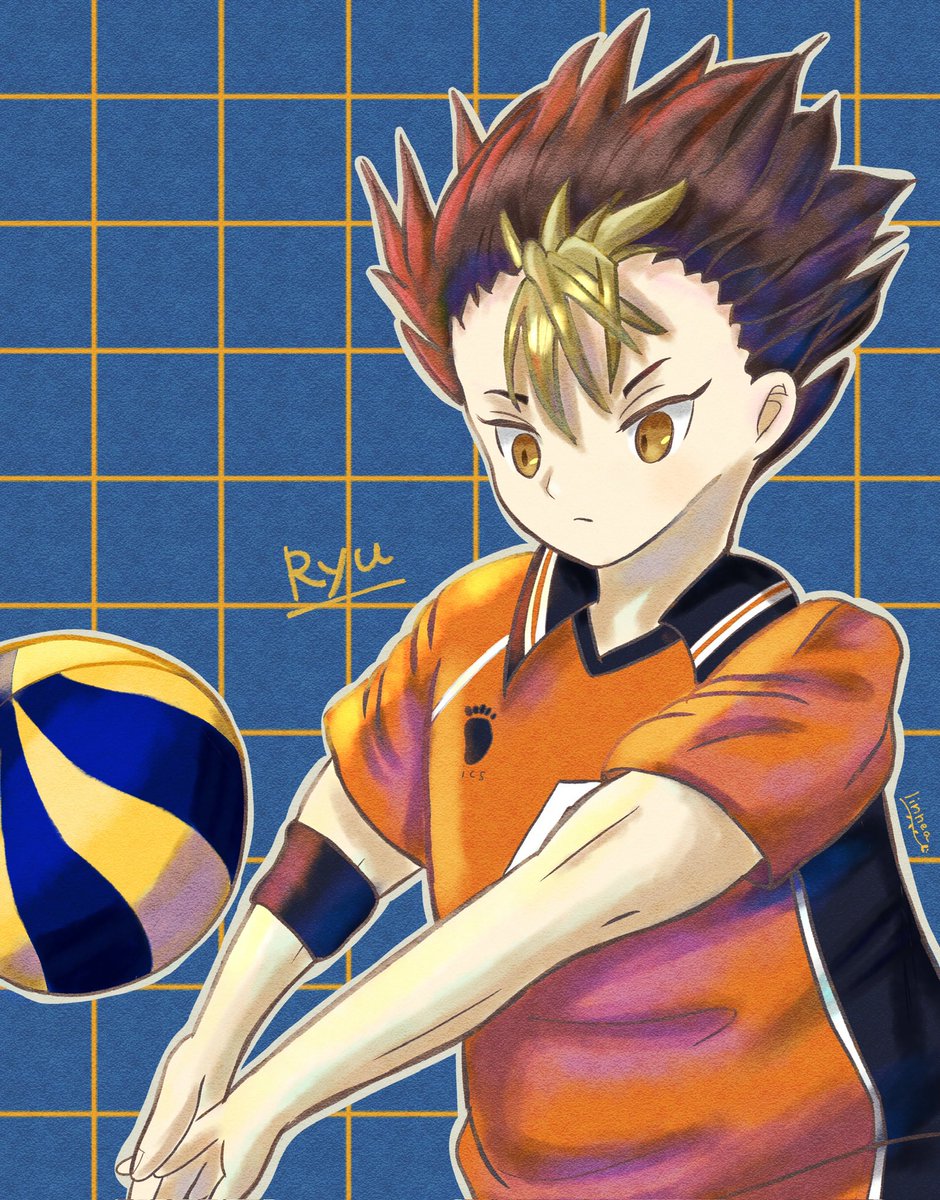 linnea_flitwst's tweet photo. りゅーさん*⑅୨୧

リクエストのハイキュー🏐のノヤッさん✎𓂃𓈒 𓂂𓏸

私の絵柄だと、幼くなってしまいましたが。。

レシーブの手は、たまたま会ってた妹がモデルです。笑 https://t.co/51WDiHHKlp
