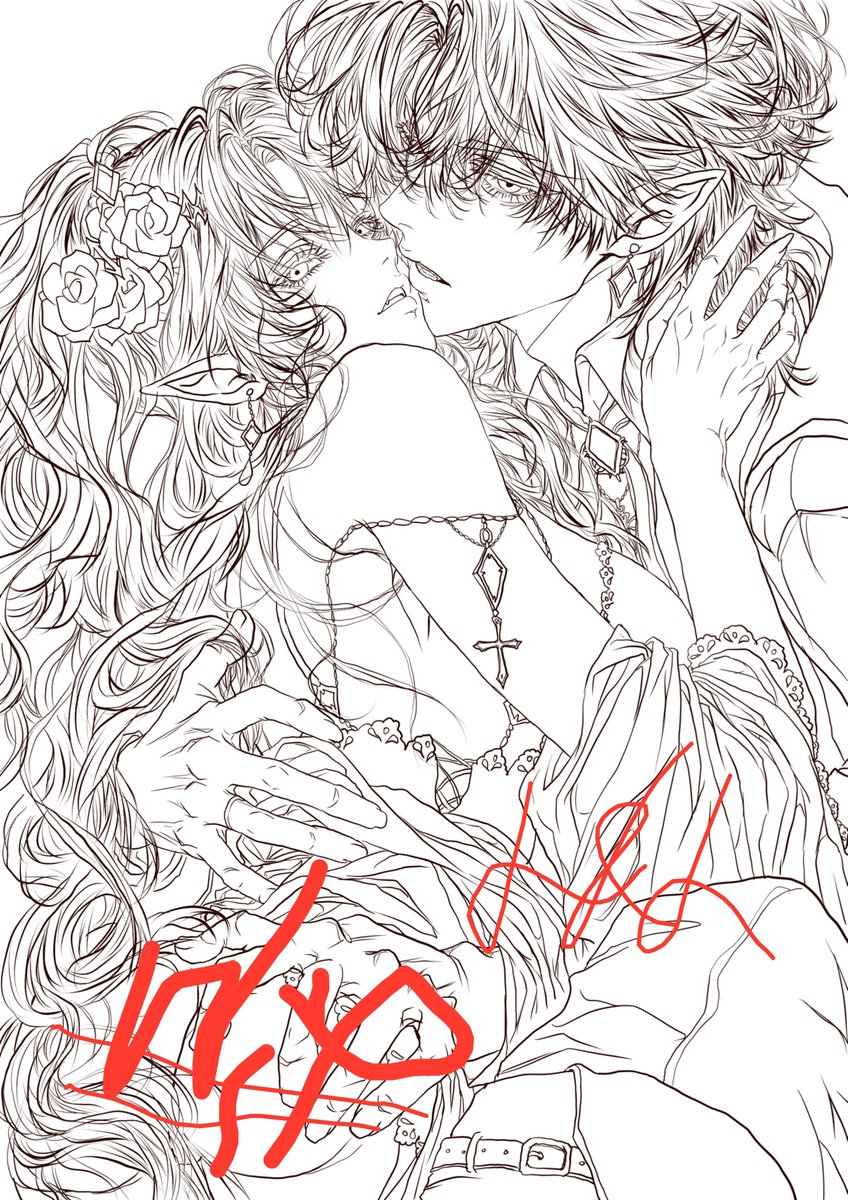 kuro666iukclv's tweet photo. OC Lilith×Lucifer / Samael×Lilith 🖤
線画ばかり増えて全然進まない🥲 完成させたい絵がどんどん溜まっていく…！
OC Lilith×Lucifer / Samael×Lilith 🖤
선화만 계속 늘어나고 진도가 안 나가요🥲 완성하고 싶은 그림만 점점 쌓여가는 중…!
#創作イラスト #線画 #OC #자캐 #그림친구소 https://t.co/pUMZ2M7Tgm