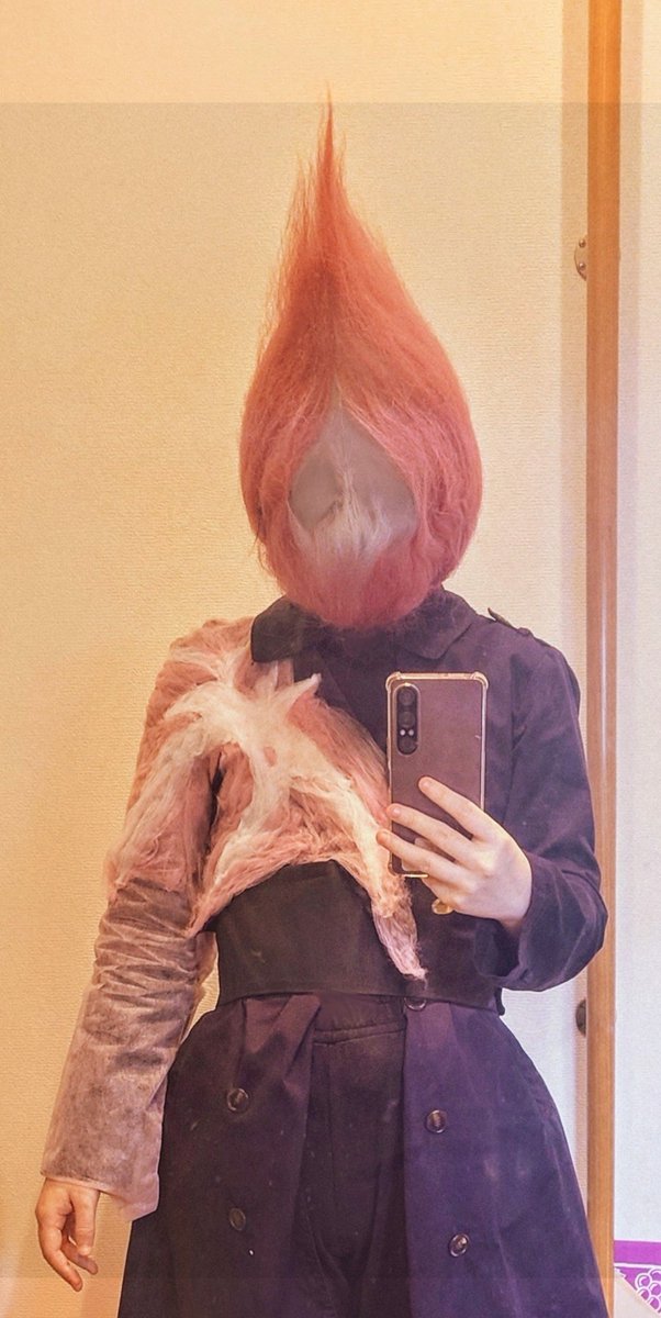 w_chiy's tweet photo. より快適なﾜｲﾊﾝを目指して(快適なﾜｲﾊﾝって何だよ)、2代目を作りました　ウィッグ作りって2代目からが本番なとこあるからさ… https://t.co/oaHVGmFQOT
