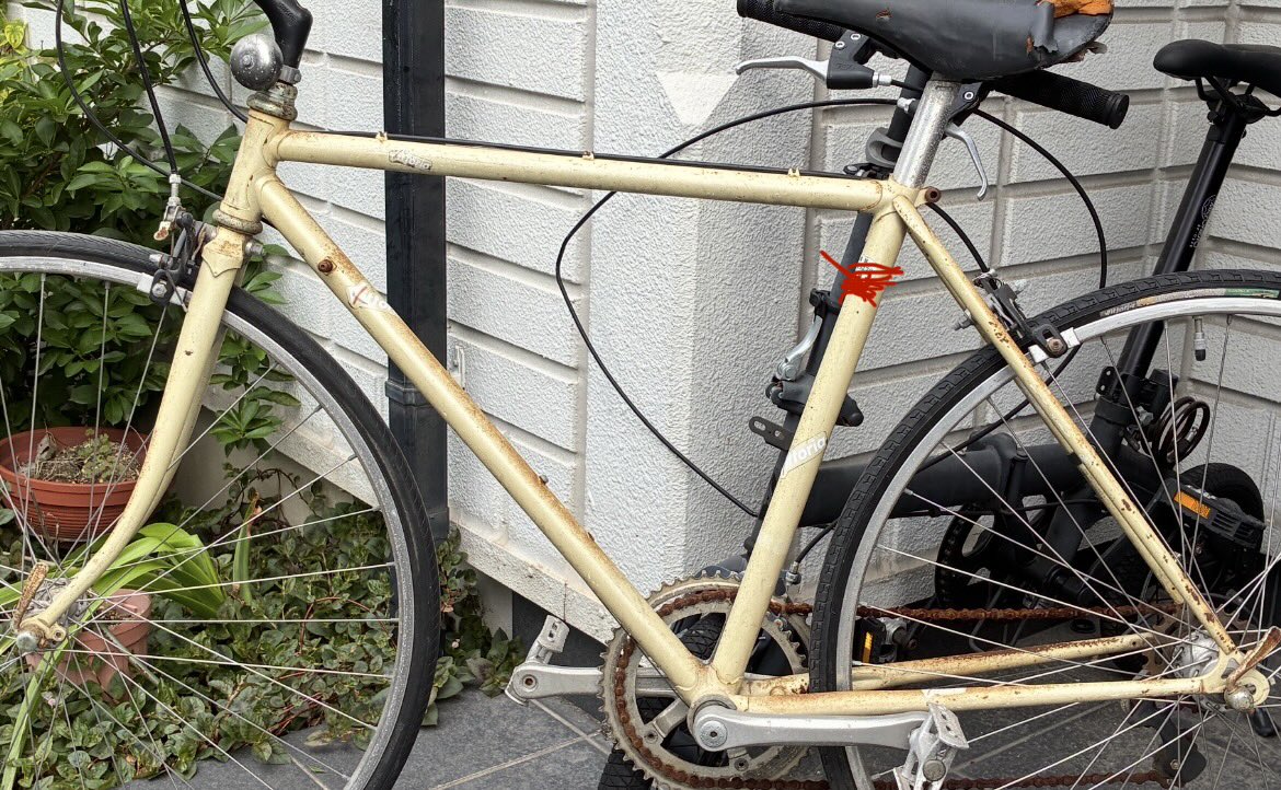 ixo1228's tweet photo. 古いロードバイクなんですが、
メーカーなど分かる方いましたら教えてください🙏🏻
#ロードバイク https://t.co/zlhvFjvhCr