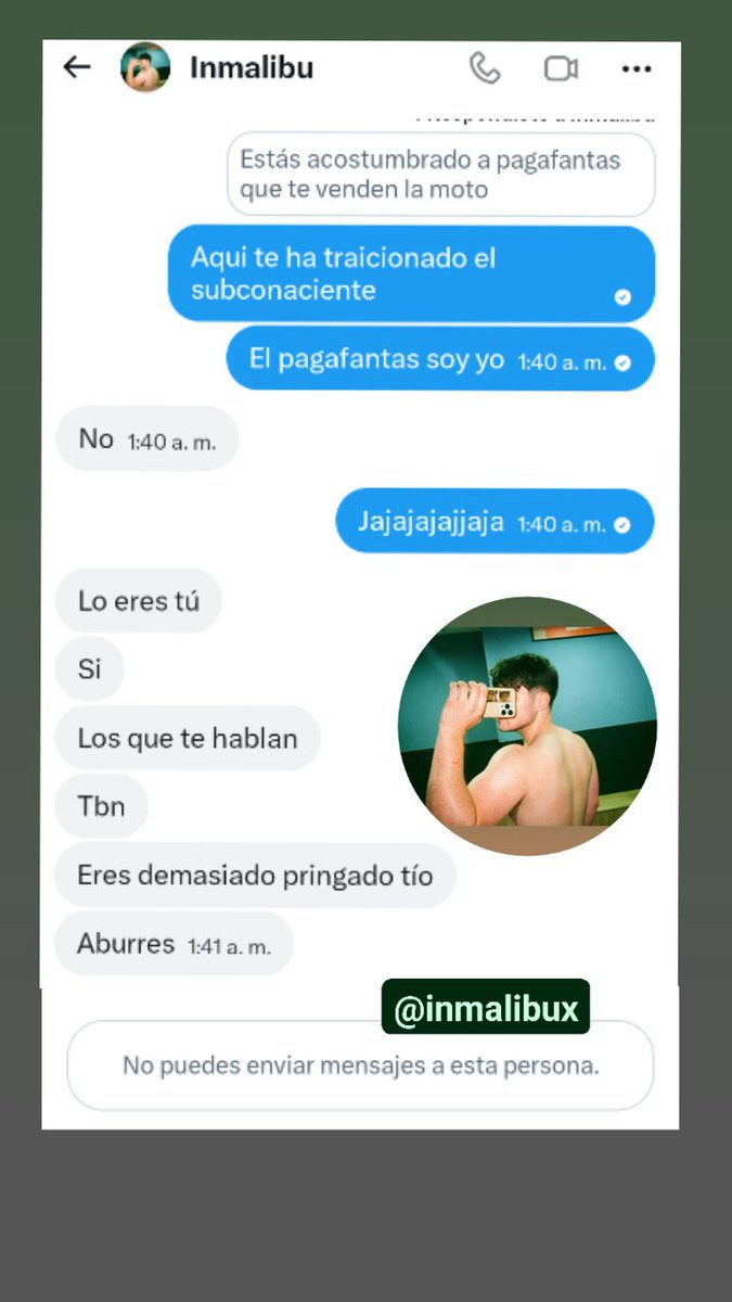 cerdagayega's tweet photo. #CaretitasFuera 🎭#FakeDom🎭
Si estais pensando en palmar, no lo hagais con @Inmalibux.
A los falsos Alphas solo hay q dejarlos hablar. Te abren reclamando $ervicio, se delatan admitiendo q fingen 1 rol y al no conseguir efectivo, bloquean.
Valientes mise.rables
#FalsoFinDom https://t.co/4j0ytXbOU7