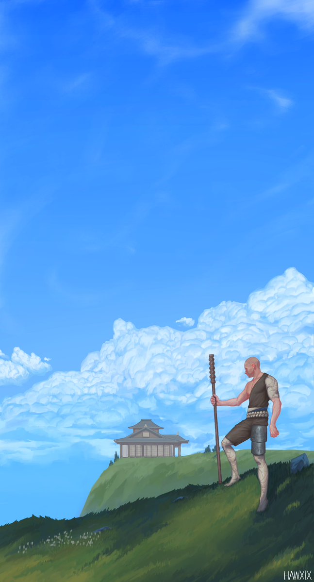 Hawxix's tweet photo. Contemplating Monk https://t.co/Uh7XcdJnJl