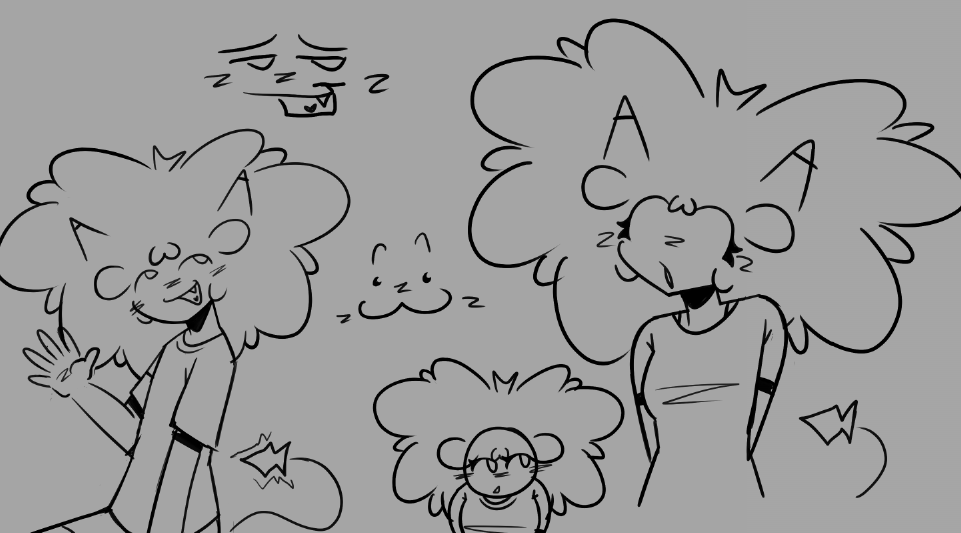 Ariart1616's tweet photo. femifex but as an actual female version of my sona (barring the leftmost drawing) ! https://t.co/zOEHnygcxN