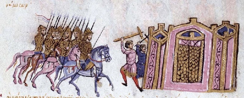 medieval_minia's tweet photo. 📜 Codex Græcus Matritensis Ioannis Skyllitzes
📅 1100-1200

#medieval #MedievalArt #MedievalMiniatures #ManuscriptArt https://t.co/kHLA16pulj