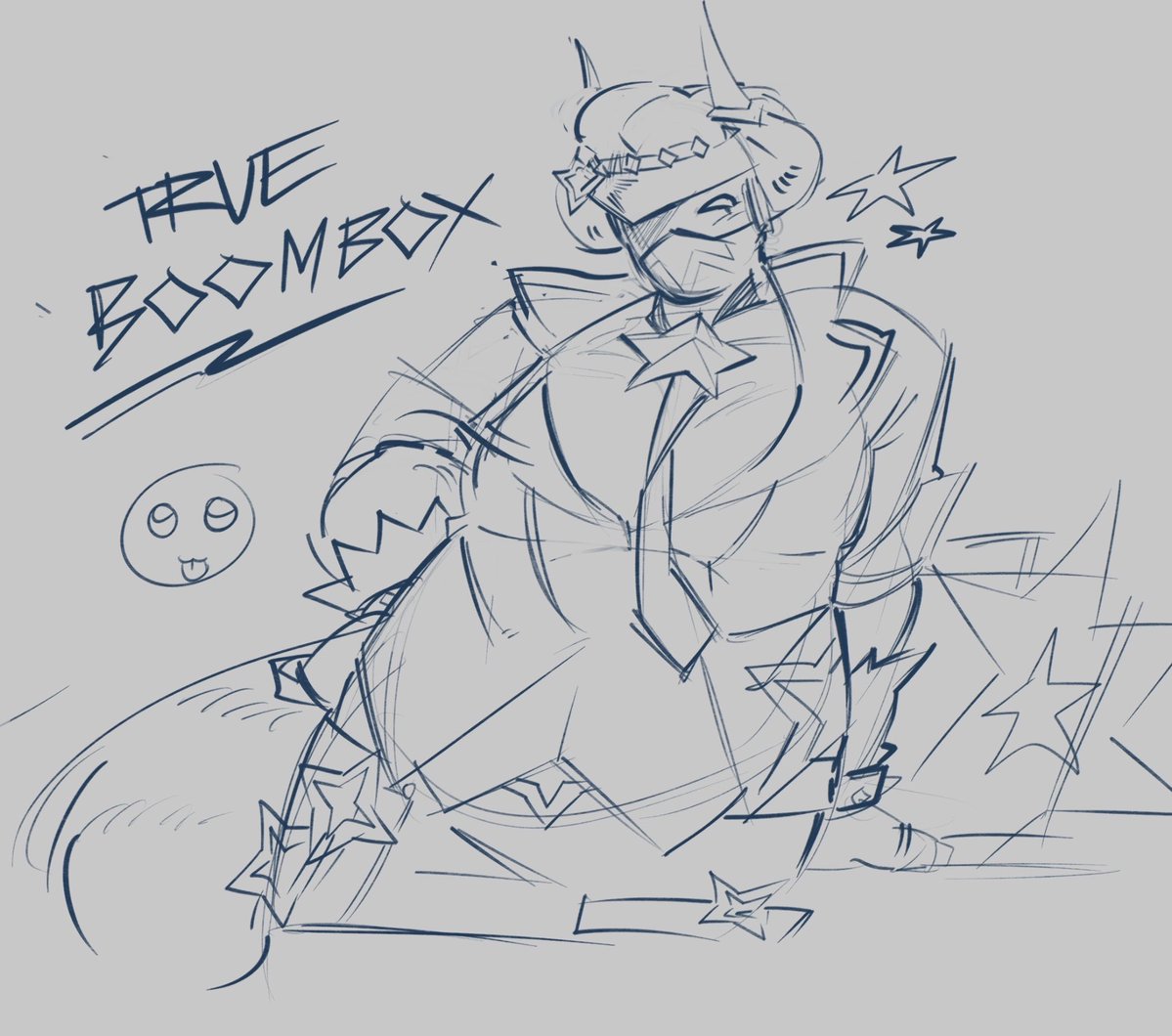 custard_isyum's tweet photo. I said I wasn't going to draw anything but everytime I pick up the pen to do physics I keep accidentally draw true boombox instead so https://t.co/5hHUb2yiNw