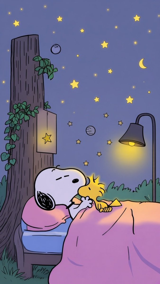 SnoopyWallpaper's tweet photo. Sleeping Under the Stars | GoodNight 😴💤🌌 https://t.co/anX0D9kXxl