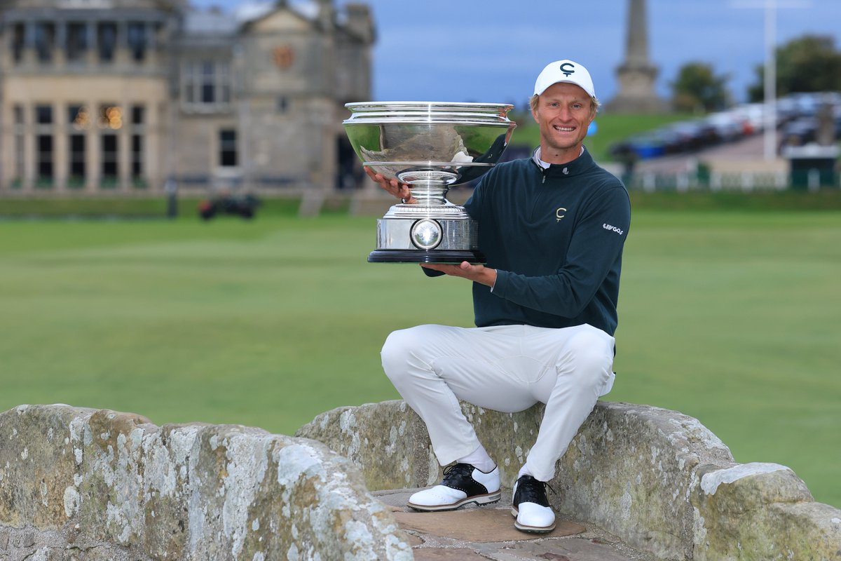 TOURMISS's tweet photo. NEW @dunhilllinks CHAMP REKINDLES MEMORIES OF PLAYING OLD COURSE ALONGSIDE @TigerWoods ...

As Polish golfng sensation @AdrianMeronk @Cleeks_GolfClub @livgolf_league talks of his maiden appearance four years ago  @TheHomeofGolf 👍💪

"What also made (my first Old Course visit) extra special was I played nine holes of practice with Tiger (Woods) here in my Open debut and that was just so special" said Meronk.

Now Meronk targets returning next July 155th @TheOpen 👏👍

Read:  https://t.co/nu94S7OR3g

📷 Getty

✅ @TOURMISS