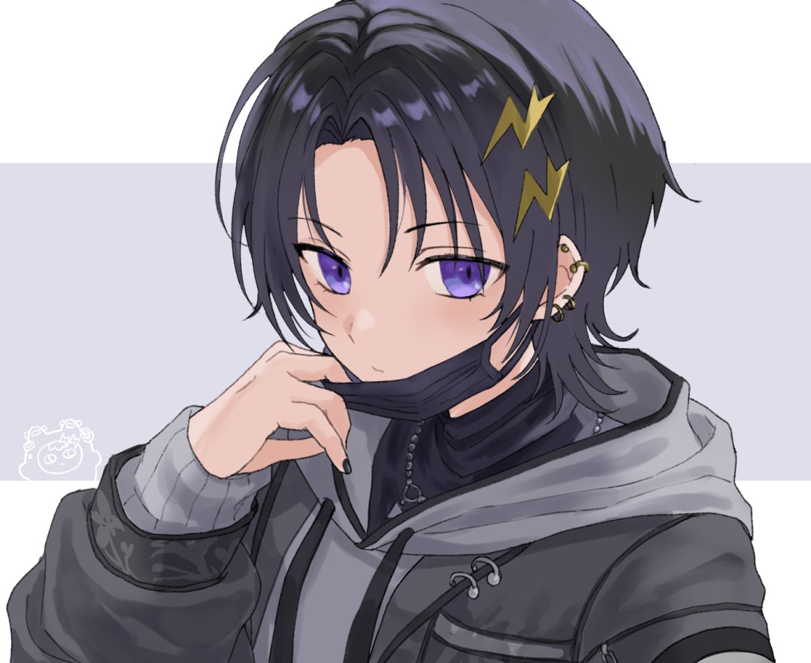tsubsq_m's tweet photo. 😷
 #イヅル描いたぞ https://t.co/npOpmRzl2E