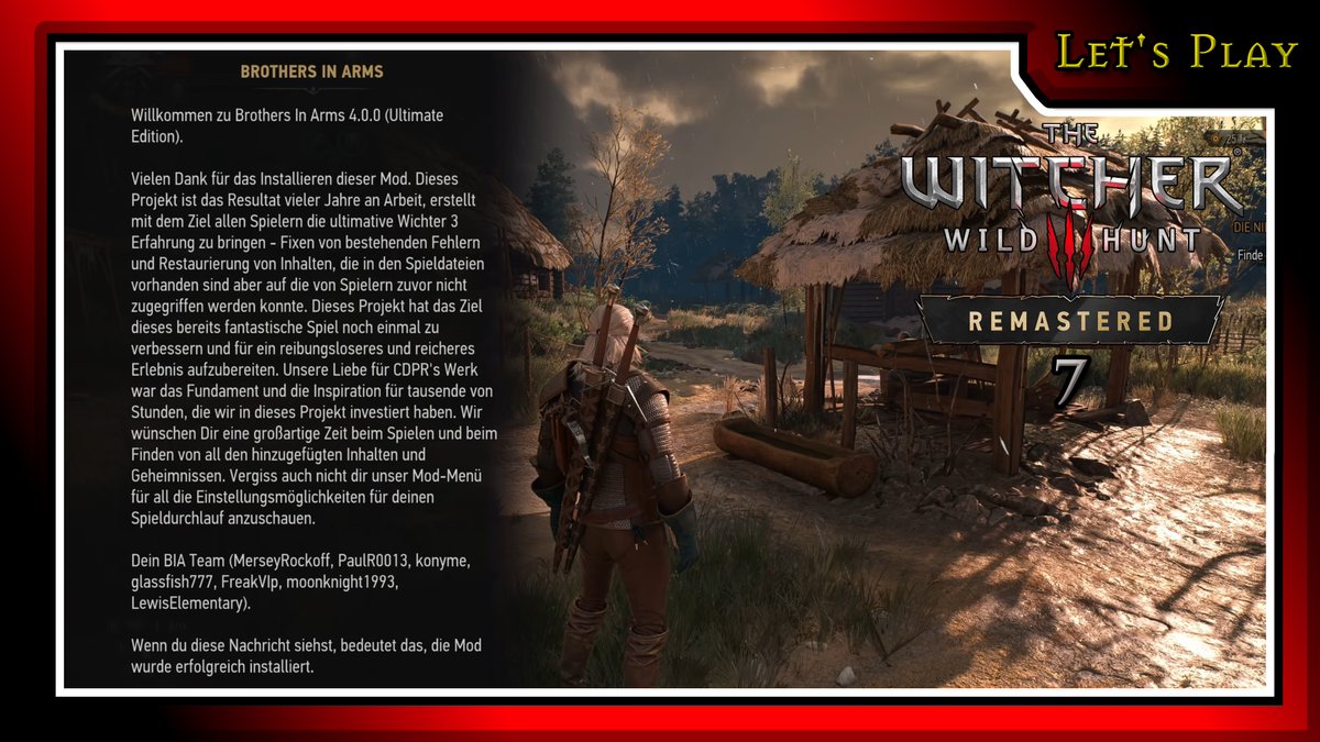 Z3ntusBl4ck's tweet photo. #TheWitcher3WildHuntRemastered #07🐺WILDES HERZ❤️, Der WERWOLF🐺 & Die MOD⚙️ BROTHERS IN ARMS⚔️| REMASTERED | Let's Play #TheWitcher3 #CDProjektRed @thewitcher @CDPROJEKTRED
https://t.co/1GyHqCZ6ek
#YouTuber #letsplay @Retweelgend @ChannelsSmall @PromoRTRG #Gaming #creator https://t.co/ueU2zVmZ7m