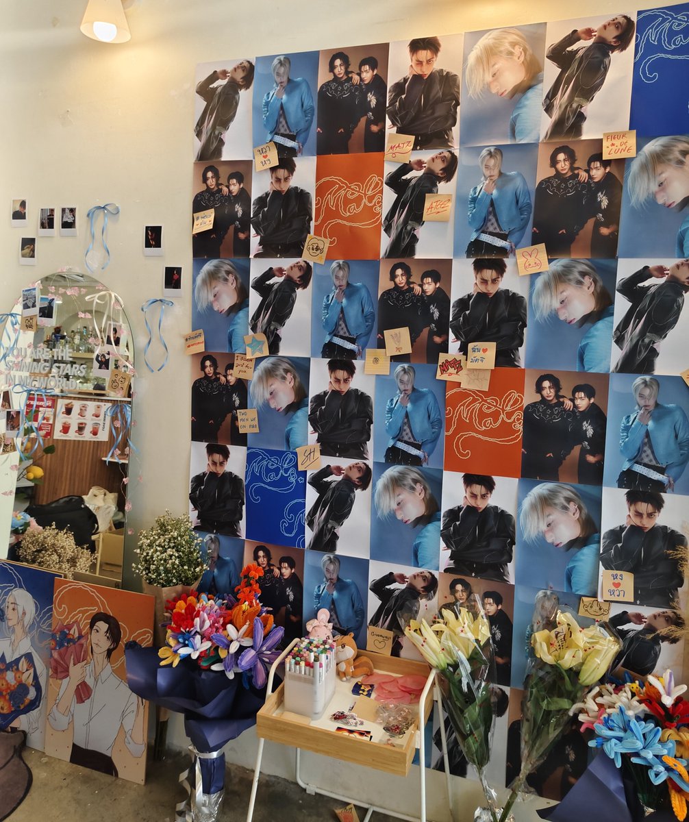 FleurDelune0304's tweet photo. ขอขอบคุณ คุณ @Xpreszo_RZ และคุณ @yakjeebkunkab สำหรับดอกไม้ลวดกำมะหยี่สวย ๆ ที่ทั้งคู่ได้ลงแรงทำมาเพื่อการตกแต่งคาเฟ่ของเราด้วยค่ะ https://t.co/wubiswvji5
