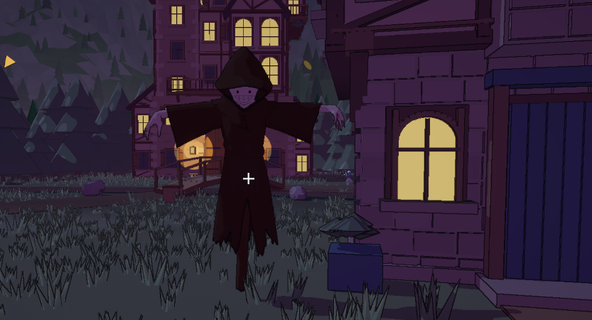 SiyeshGameDev's tweet photo. Added this scarecrow character to my game, it's alive btw ! Mwahaha. #indiedev #gamedev #games https://t.co/hOdDqDiG8n