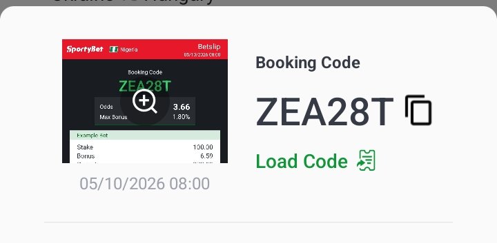 GraciaBetz's tweet photo. SportyBet — The definition of reliability in sports betting."#Sportybet

4 Sharp Odds👇
WinningCode👉ZEA28T

18+Only-Stake Responsibly🔞 https://t.co/Q0p3tKOZO6