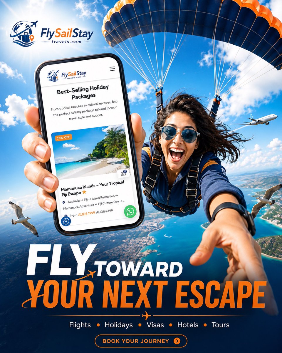 Vodkah28's tweet photo. Your next adventure is calling. From flights and holidays to visas, hotels, and unforgettable tours, FlySailStay Travels makes every journey smoother. Stop dreaming. Start exploring. https://t.co/Fkse7UPrZM