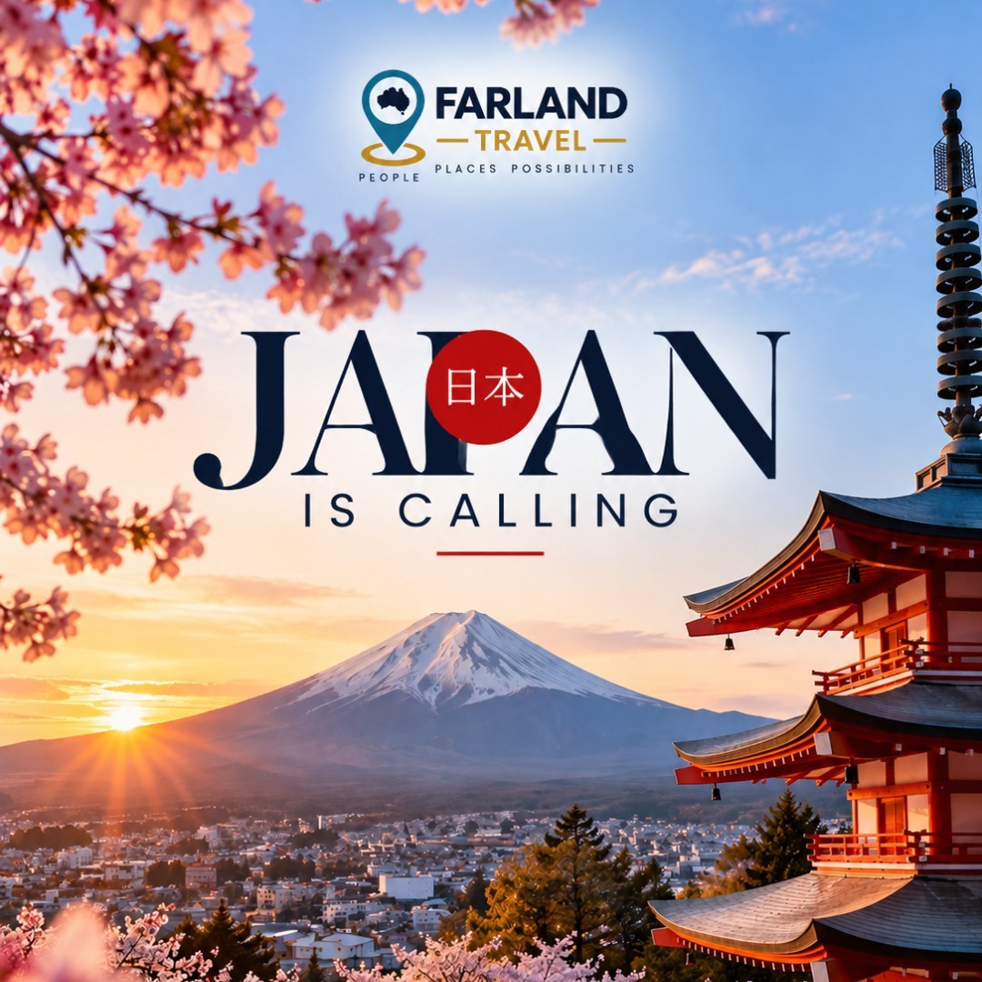 GutoODias's tweet photo. Japan is calling. From Tokyo’s energy to Kyoto’s traditions and Osaka’s flavours, every stop offers something unforgettable. Ready to explore? Contact Farland Travel for booking and personalised travel planning. https://t.co/nYUKiREzoF