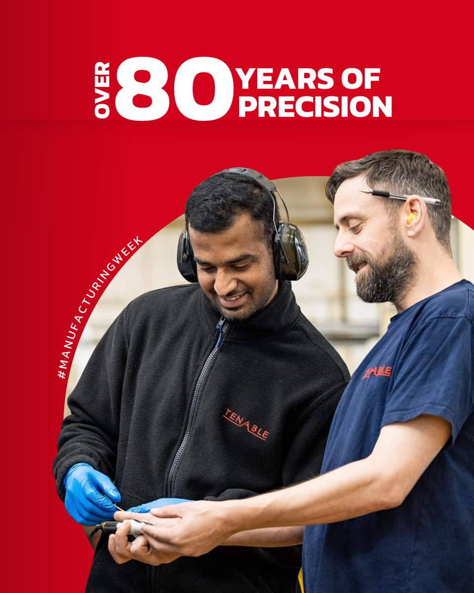 Tenable_Screw's tweet photo. Expertise, innovation and capability - #ManufacturingWeek is a time to celebrate it all. 🙌
For over 80 years, we’ve produced prototype to high-volume precision components across 3 UK sites, backed by 250+ production centres and 71 CNC machines.
👉 https://t.co/5QNBsWUGlA https://t.co/ZmDBn7nDNg