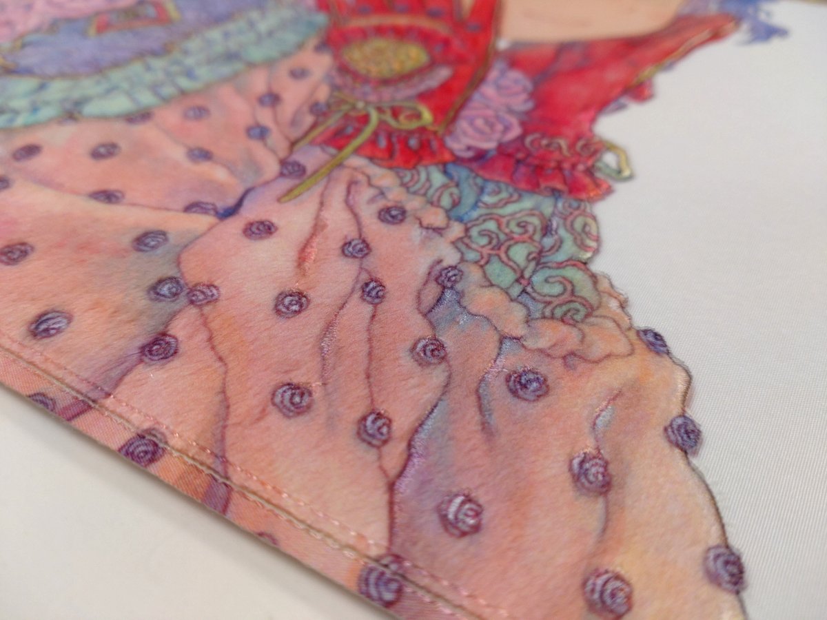 runta1210's tweet photo. 今回の企画展では、私の水彩作品を刺繍アートに加工していただきました🪡
とても素敵に仕上げていただいております…！
ぜひ会場で実物をご覧いただけますと幸いです。
作品の販売やグッズもございますので、ぜひお立ち寄りください🙇‍♂️ https://t.co/OecfYGmNVU