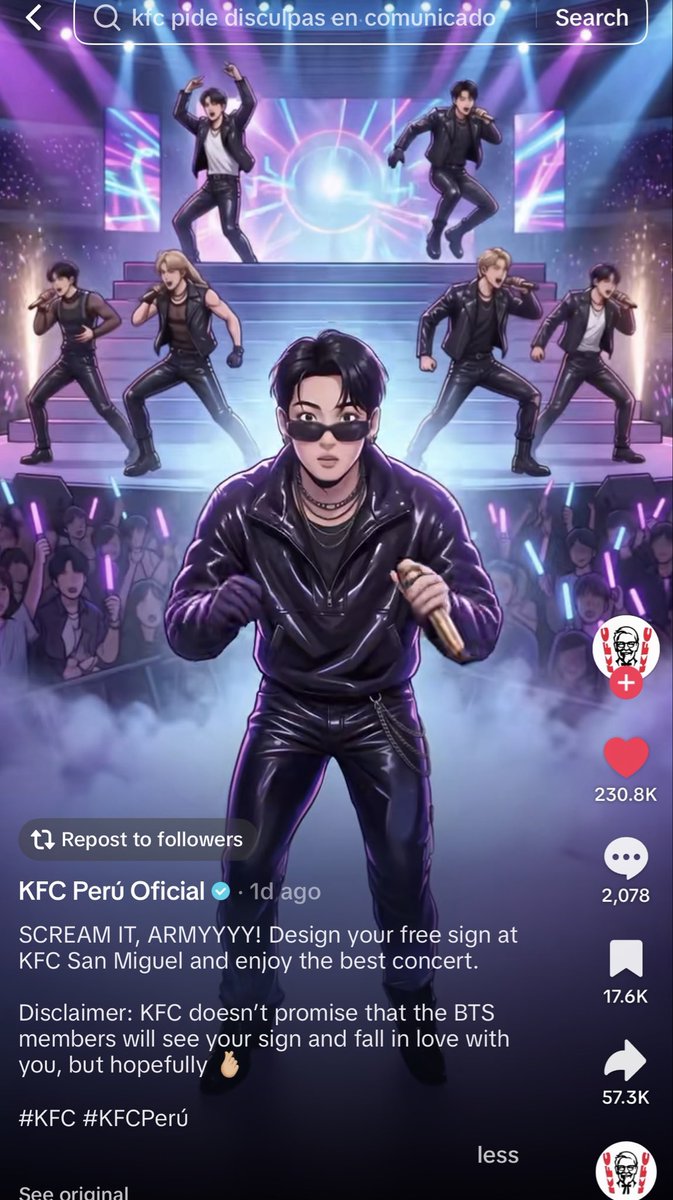 lovelypisces0's tweet photo. KFC Peru’s bias is so obvious 🤭
#Jungkook 

https://t.co/c8xdBuWtXe https://t.co/fmjxneRUOy