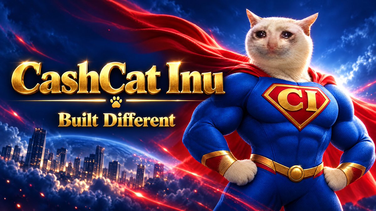 CASHCATINU's tweet photo. Every great community needs a symbol.
Ours wears a red cape, a blue suit, and the legendary CI emblem.
CashCat Inu is here to bring people together through memes, creativity, and unforgettable moments.
Built different. π±β‘
#CashCatInu #CI #MemeCoin #CryptoCommunity #Meme https://t.co/0JWehfwWZD