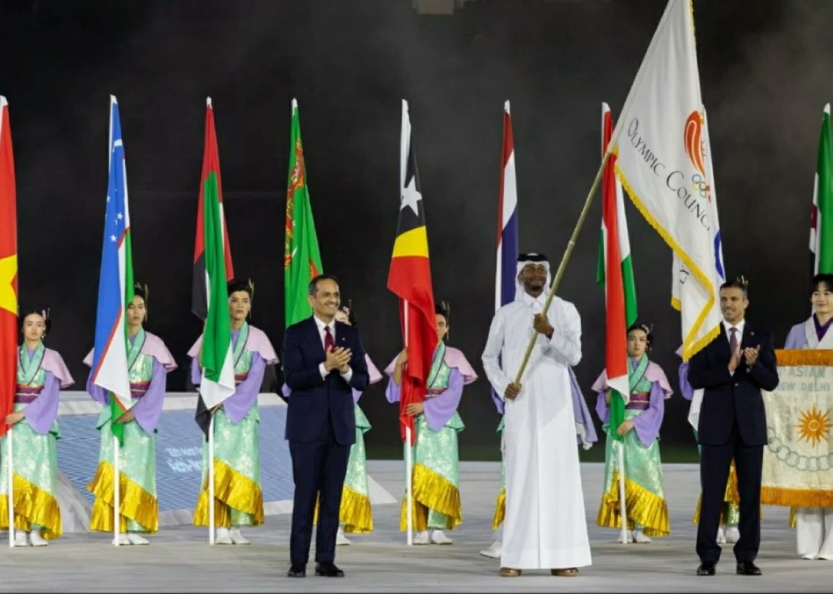 KhawlaMish's tweet photo. من اليوم.. قطر تستعد لكتابة ��صل جديد في تاريخ الرياضة الآسيوية
دولة قطر تتسلم علم المجلس الأولمبي الآسيوي لاستضافة دورة الألعاب الآسيوية في نسختها الـ21، في خطوة تفتح الطريق لحدث رياضي كبير على أرض قطر.
#قطر #الألعاب_الآسيوية #المجلس_الأولمبي_الآسيوي #الرياضة https://t.co/z7Rk3Hlh85