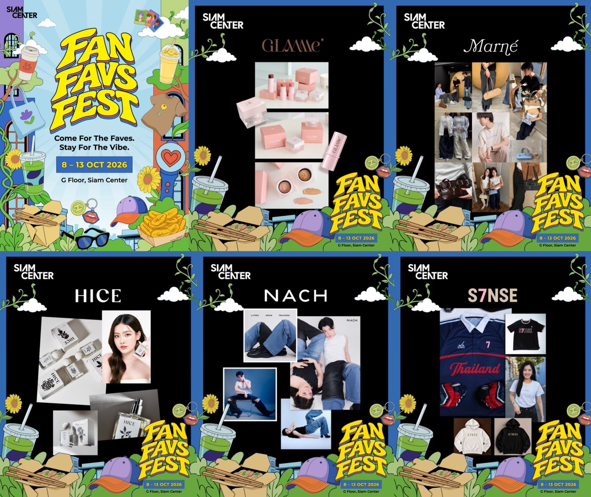 aaumkungg's tweet photo. งาน #SiamCenterFanFavsFest รวมสินค้าของ BUS Family ไว้เลยนี่นา 🫶🏻🛍️🛒

- GLAMMé (หม่าม้าชัญญ่า)
- Marné (เจ๊มีณ่า)
- HICE (น้องไอซ์)
- NACH (พี่เนย)
- S7NSE (ม้ายุ้ย) https://t.co/OMLNbEfEYg