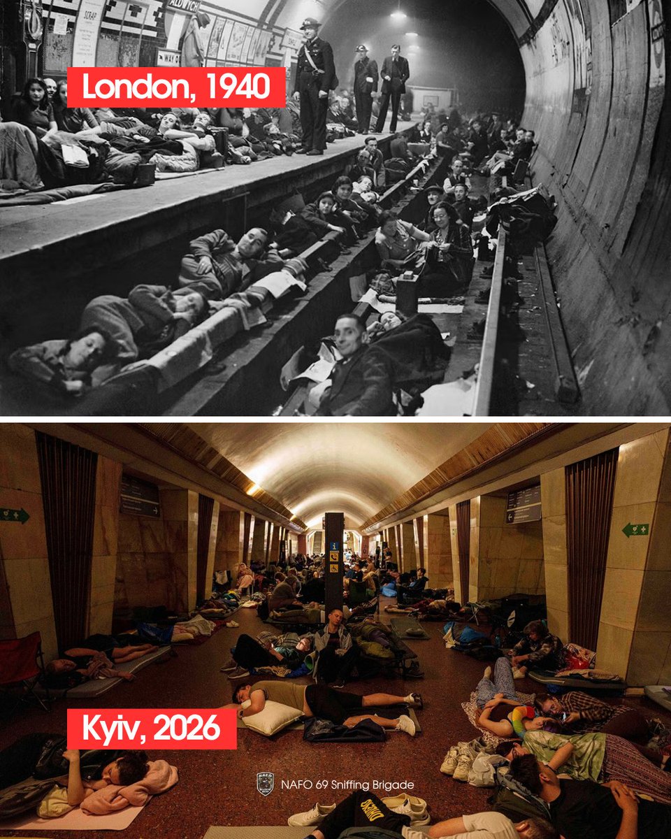 69thSB's tweet photo. 🇬🇧 London 1940 vs 🇺🇦 Kyiv 2026 😢 https://t.co/33fgdEgaXM