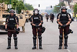 saket71's tweet photo. Is this how a first world Police is armed @AmitShah @HMOIndia @CPDelhi
Here is lessons from real world leaders  - US, France, Germany- Dress them so that it brings fear of God in the minds of rioters. https://t.co/xMJXFBEEfE