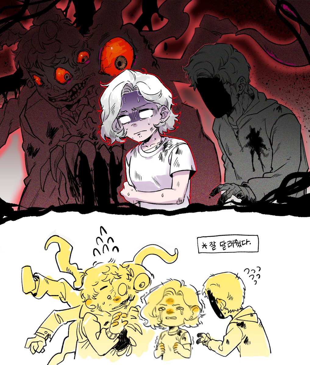 IEumlyo19's tweet photo. 세 명을 볼때마다 드는 망상 #ResidentEvilㅤ https://t.co/xh9eVUBrq8