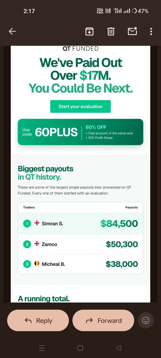 frodo_AlgoForex's tweet photo. They Never Pay Morethan 200+USD For Traders. Promotion Is  High-level @QtFunded Scammer. They Rejected My Payout and I'm Begging Their Community They Just Blocked Me. Don't Buy Thier Challenge @PropFirmMatch @I_Am_The_ICT @ZamcoCapital @GoatFunded @fundingpips @funded_trading https://t.co/Mu7hBFO1gJ