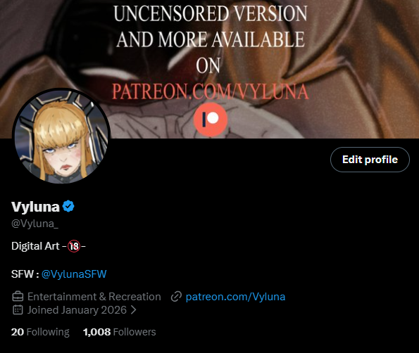 Vyluna_'s tweet photo. Thank you everyone for 1000 followers!!! https://t.co/XcisNnGFcG
