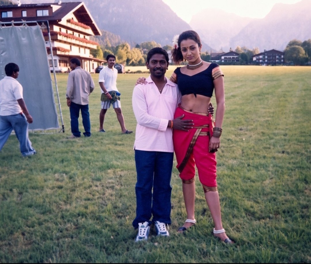 NikNik1487435's tweet photo. How she let him grab her Hip like that?😋

#trisha #triahakrishnan https://t.co/9c98idd8jv