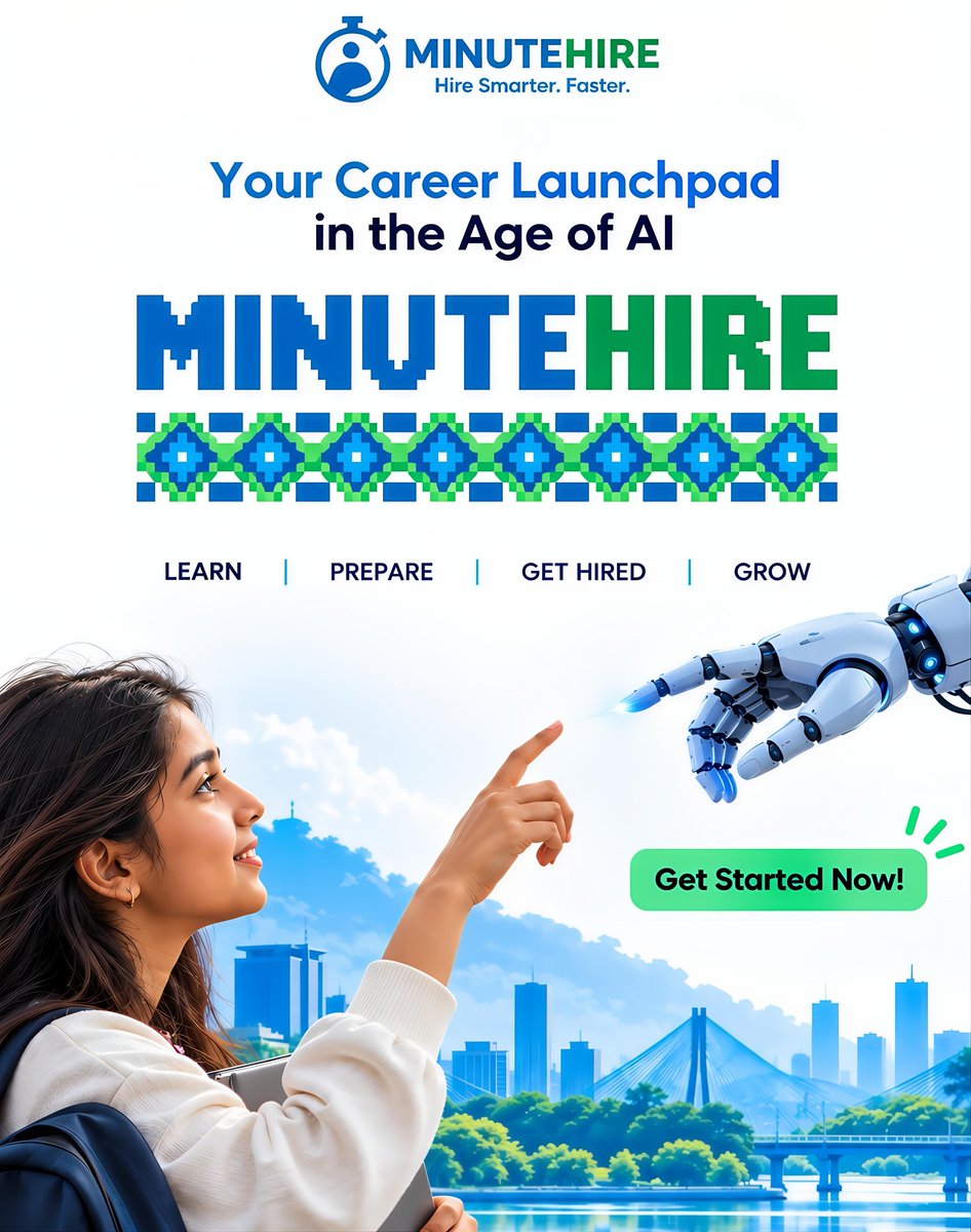 MinuteHire's tweet photo. Class is over. Now, let’s get to work. 💼 MinuteHire connects ambitious students with top opportunities.
Learn, prepare, get hired, grow. All in one place. 👇
#JobReady #Students #CareerGrowth #GetHired #MinuteHire https://t.co/l2eJTf3Fxq