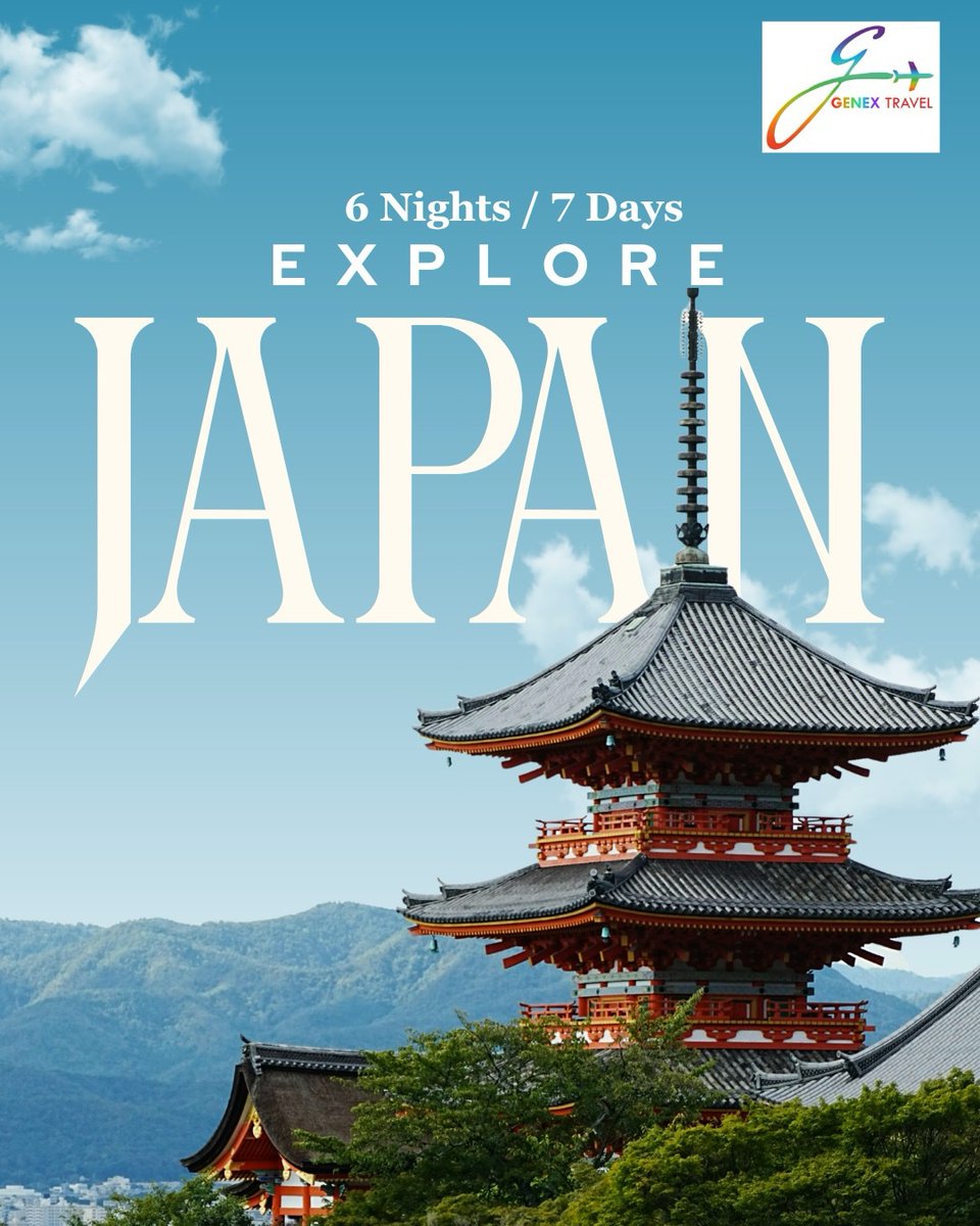 fathy51271's tweet photo. Save this 6N/7D Japan itinerary: Tokyo, Kyoto and Osaka. Starting at ₹66, 700 per person, based on 2 passengers, land only. DM “JAPAN” to plan your trip. https://t.co/FDifBEB6Az