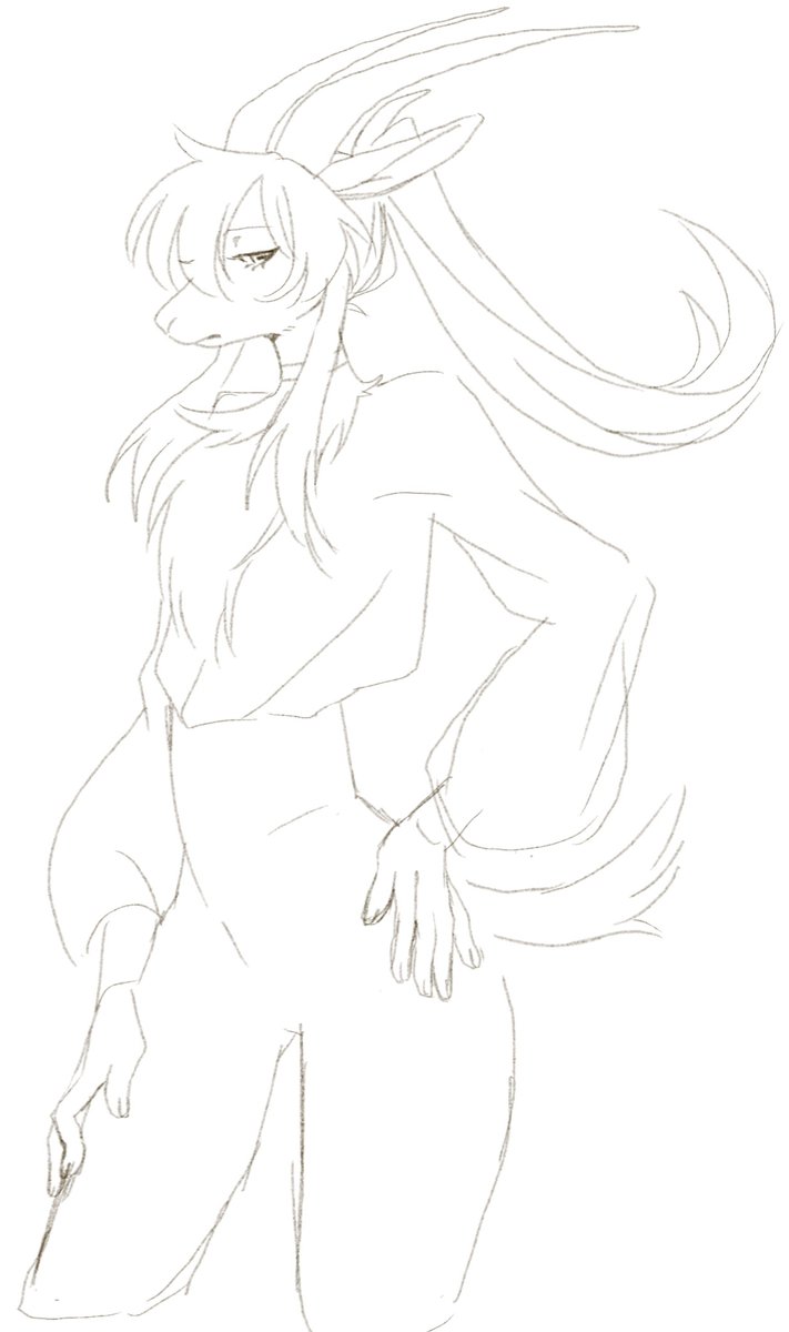 erinde_0211's tweet photo. 億年ぶりにの落書きしたので。
やっぱりケモは良い。
この子はヤギの女の子🐐 https://t.co/o9FAgNixjm
