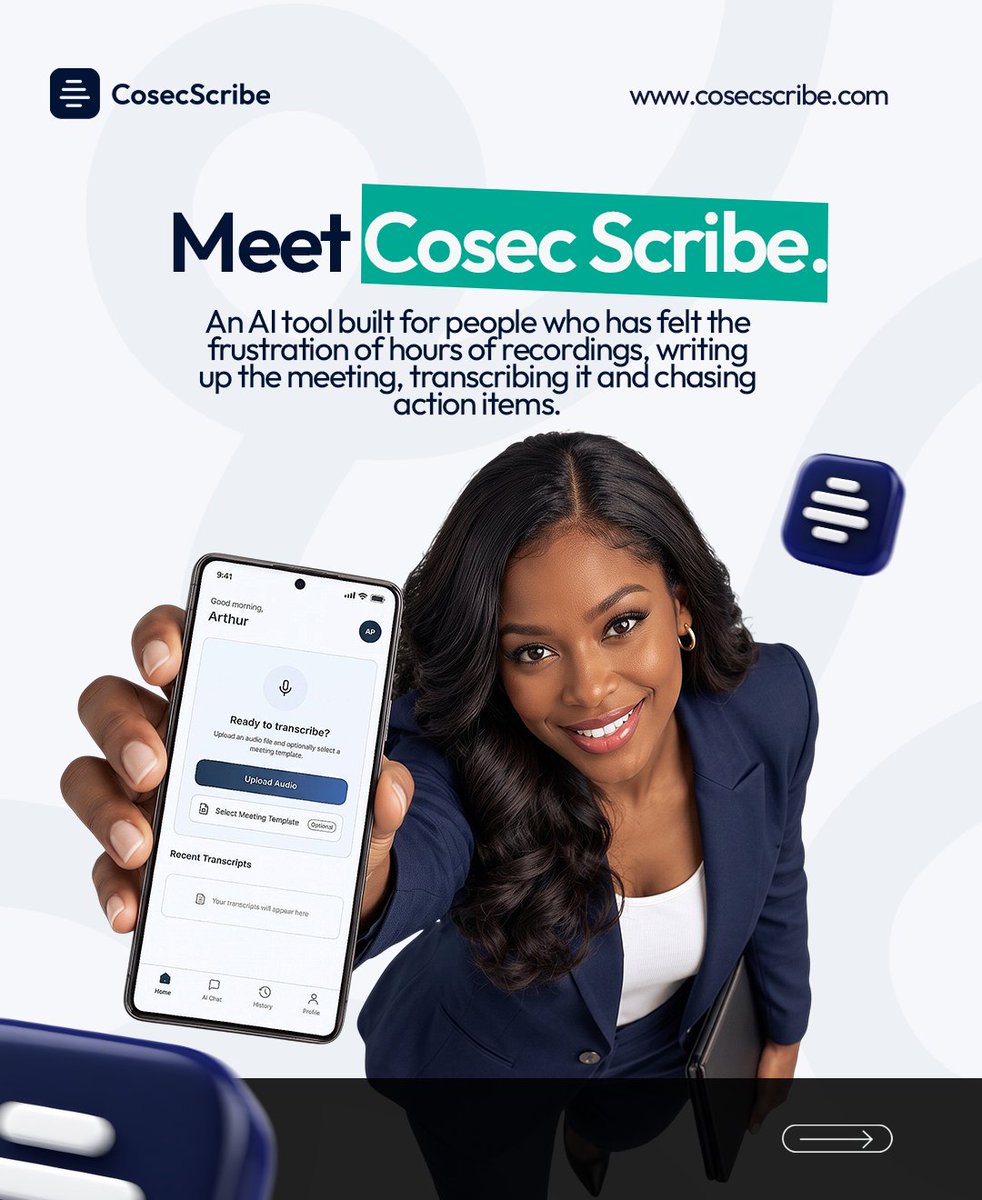 CosecScribe's tweet photo. New here? Welcome😍

This is Cosec Scribe. https://t.co/RW428mwTkQ