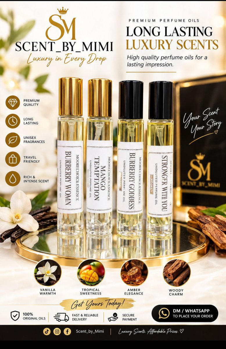 MarianVictor18's tweet photo. 0% alcohol, 100% longevity. One drop lasts longer than your full day.
#RollOnPerfume #PerfumeOils #ScentLayering #FragranceAddict #LongLastingPerfume https://t.co/O2oPNBz39n