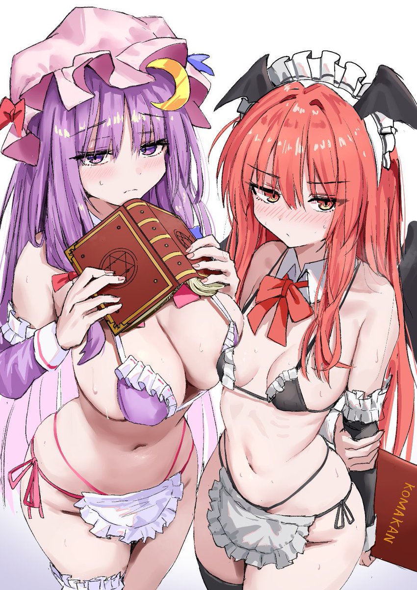 notonaon's tweet photo. 紅魔館メイドビキニまとめ https://t.co/jOQV4PXnoS