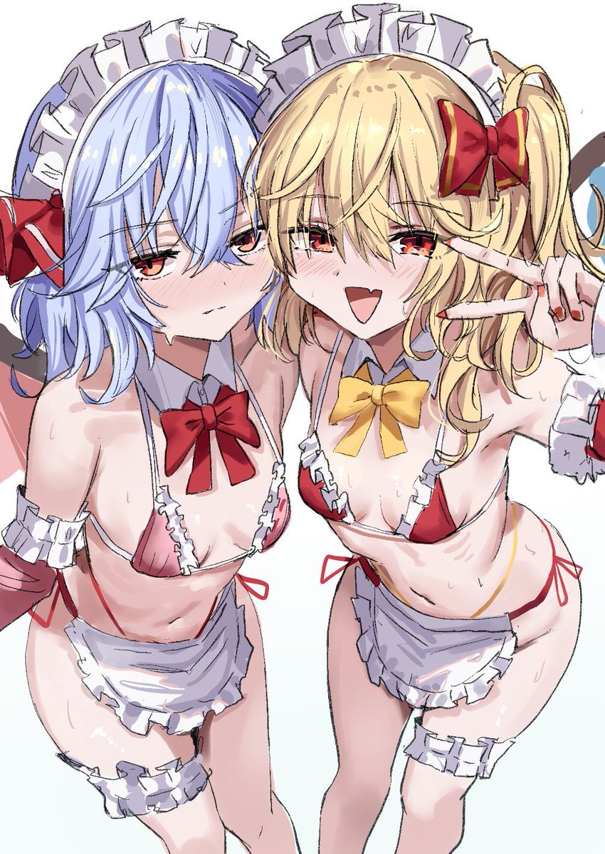 notonaon's tweet photo. 紅魔館メイドビキニまとめ https://t.co/jOQV4PXnoS