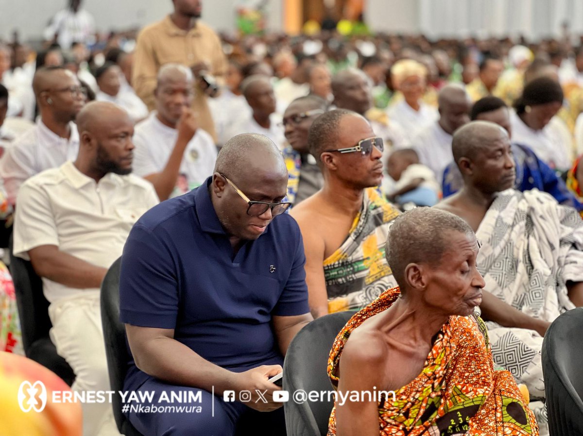ernyanim's tweet photo. On Friday, 2nd October 2026, I joined the Sekyere Kumawu District Education Directorate at the Manhyia Palace to support Master Randy Boakye Yiadom as he represented our district in the Otumfuo Reading Challenge. (1/3) https://t.co/SZRJ3qco6h