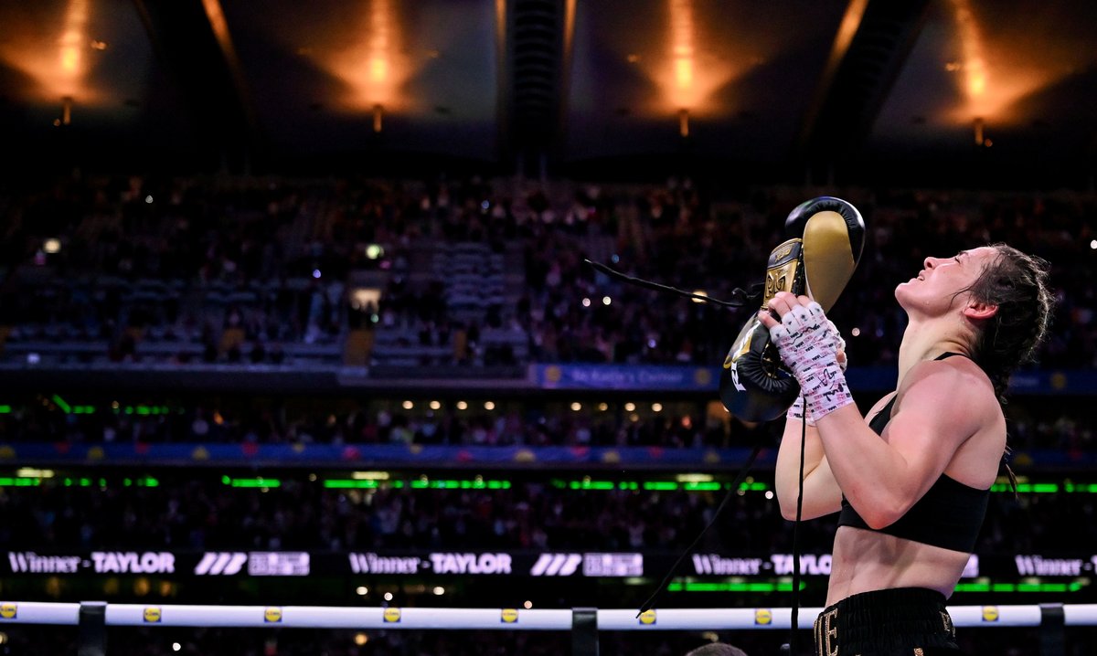 CrokePark's tweet photo. One month later and we're still thinking about this night✨🥊 

#KatieTaylor #CrokePark #OneMonthOn https://t.co/QWQF1NWyMt