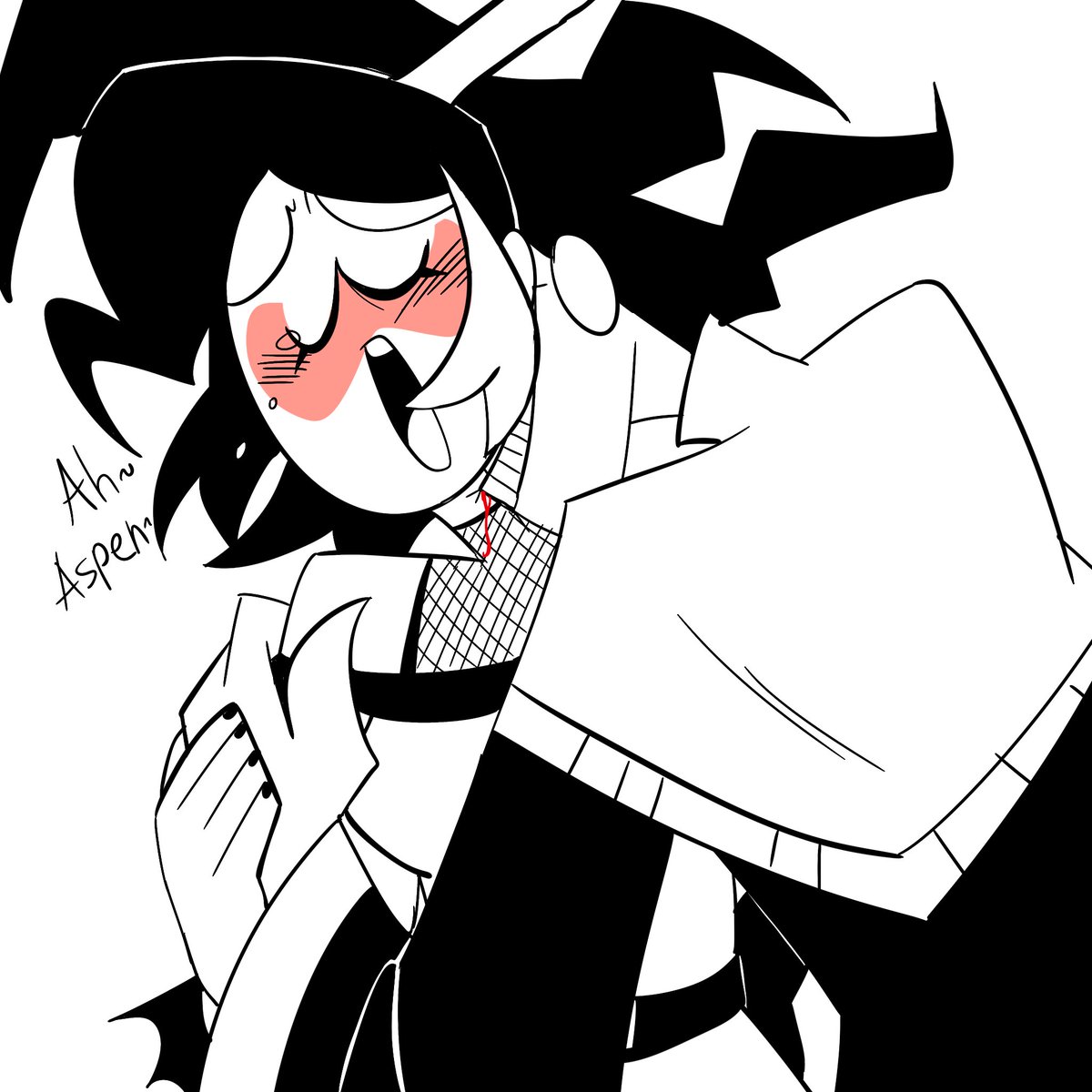 BusketsLi's tweet photo. CW Suggestive content
She is si weirdo bruh
#spookymonth #yumeship https://t.co/iX0YmjpZiU