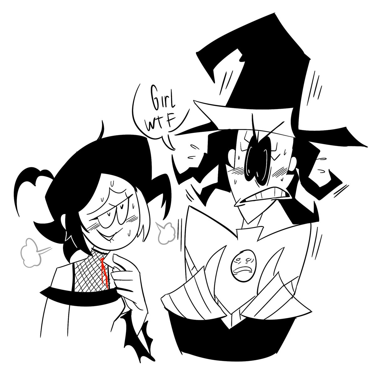 BusketsLi's tweet photo. CW Suggestive content
She is si weirdo bruh
#spookymonth #yumeship https://t.co/iX0YmjpZiU