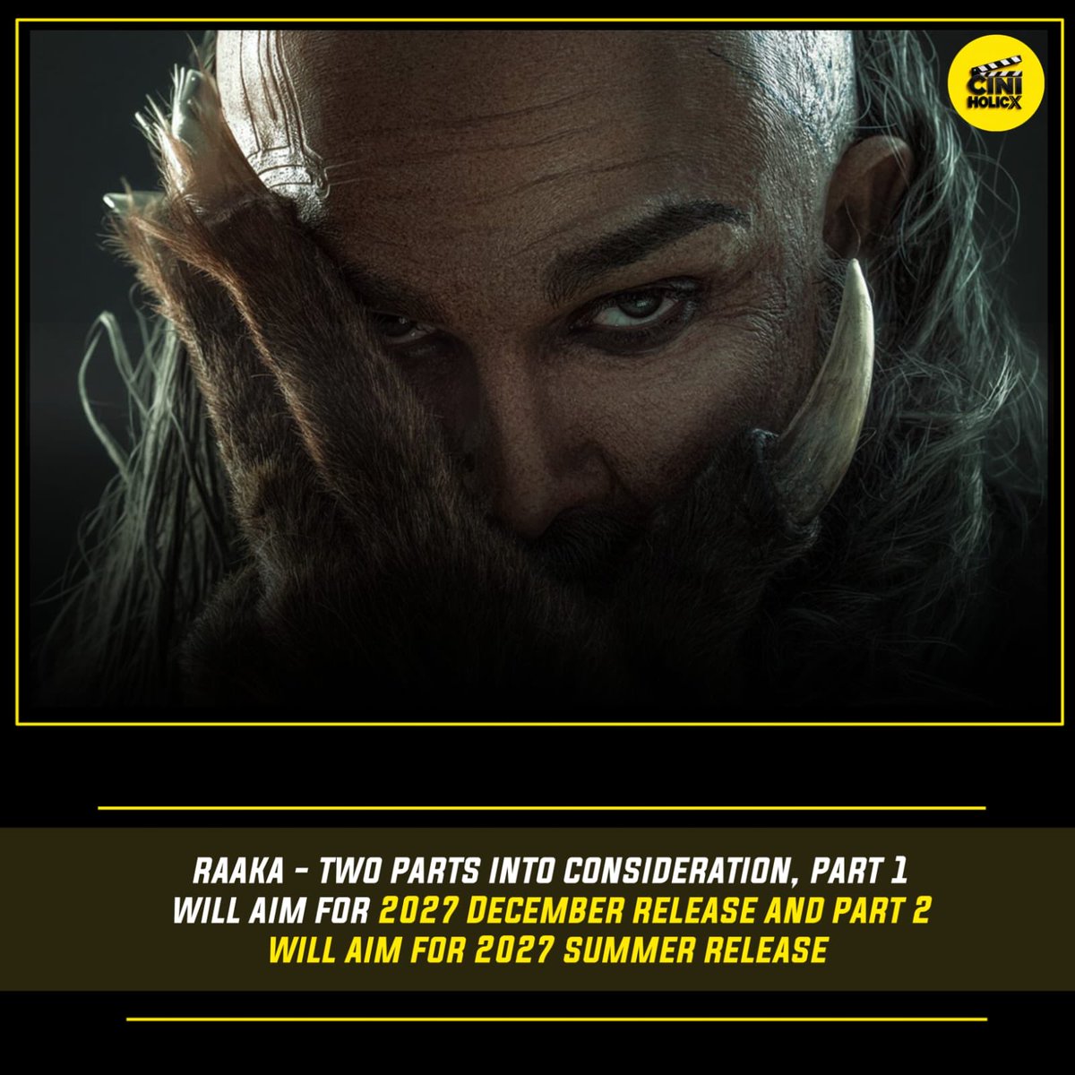 CineHolicX's tweet photo. #Raaka - Follows #Dhurandhar https://t.co/m1pWmW80gx