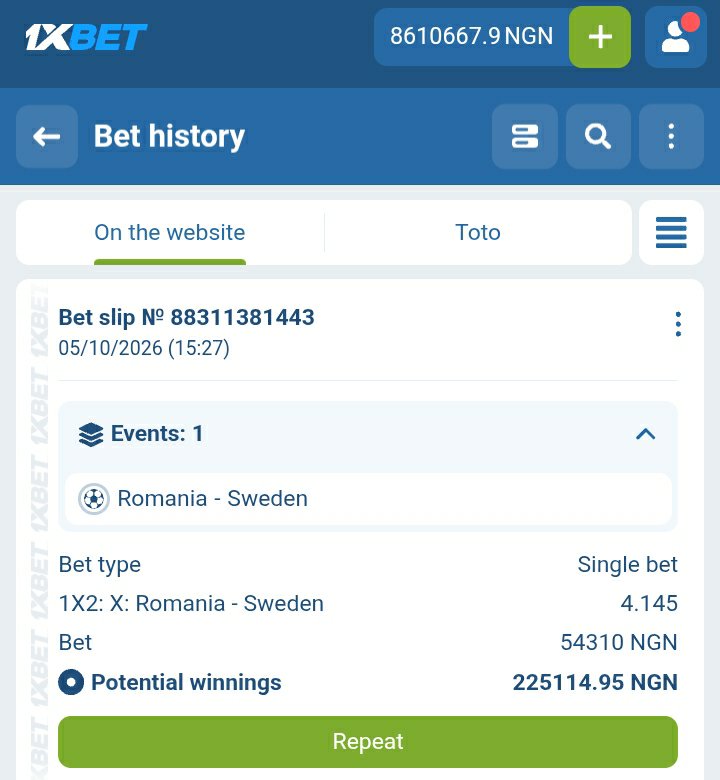 MagdaleneUman's tweet photo. From bet placement to settlement, 1XBet is exceptionally fast."#1xBet

REGISTER HERE FOR 300% WELCOME BONUS 👉https://t.co/vbrf3TydHV

PromoCode👉PRIMESOCAX1

3 Sharp Potential-Odds👇
WinningCode👉2LXS9

18+Only-Responsible Gambling🔞 https://t.co/uTnnkVucfe