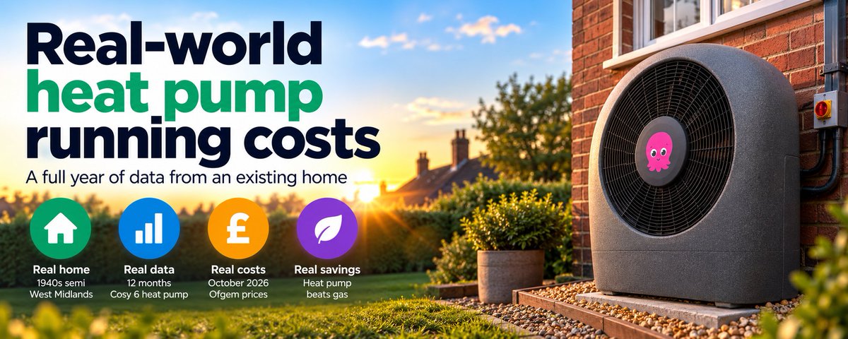 A real-world year with a heat pump