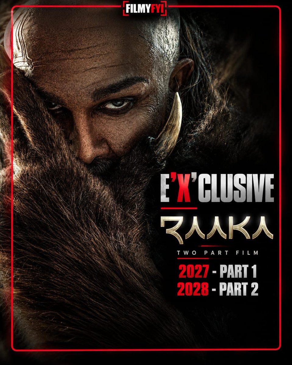 Filmyfyi's tweet photo. #Raaka in Two Parts https://t.co/ldezRPgRK1