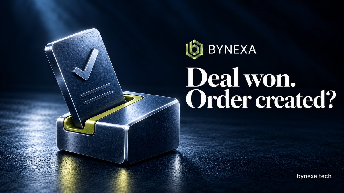 bynexa_tech's tweet photo. A deal marked won should have a defined next step in ERP. BYNEXA can build the CRM-to-ERP handoff, including field mapping and failed-sync handling. Which systems do you use? 

https://t.co/8LP1n51fM9

#CRMIntegration #ERP https://t.co/9x18t1miMa