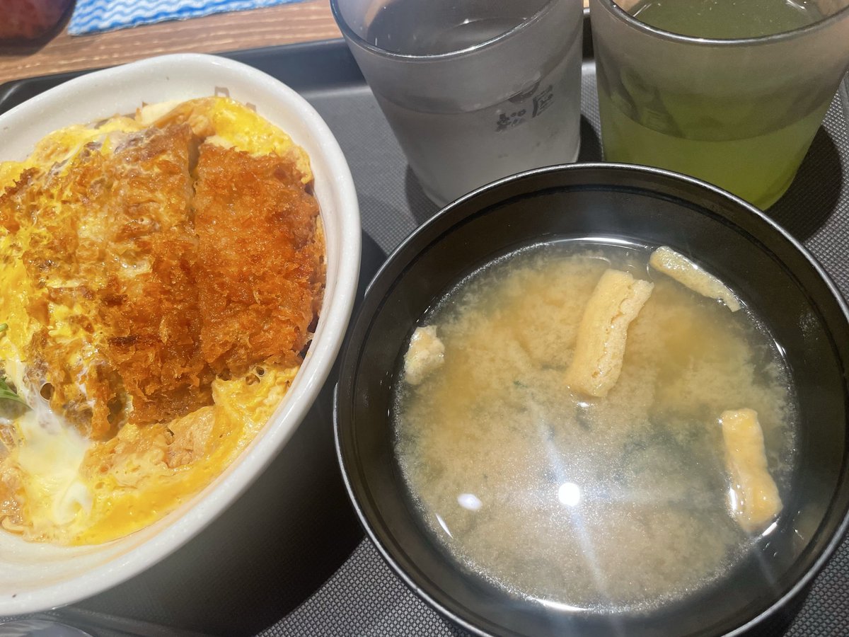 hitominnn2's tweet photo. 年内いっぱいと年明け2月までの仕事が決まって体力つけるためにカツ丼食べてきた💗

雪、嫌だな( ߹꒳ ߹ )⛄️ https://t.co/2PrqatBpQn