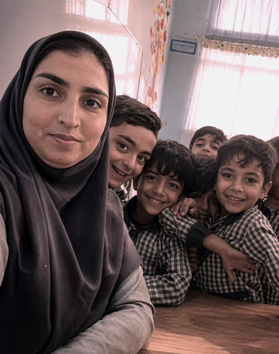 IraninSpain's tweet photo. Cuando encontraron el cuerpo de Mandana Salari, maestra mártir de la escuela de #Minab, entre los escombros tras el cobarde bombardeo de EEUU, tenía entre sus brazos los cuerpos de cuatro de sus alumnos, también mártires.
Hasta el último instante, permaneció junto a ellos. 💔 https://t.co/upYdgoHKL7